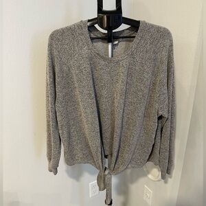 Billabong Heathered Gray Knit Top